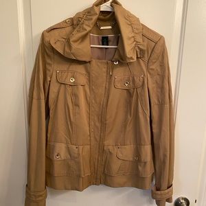 White House Black Market Beige Blazer/Jacket